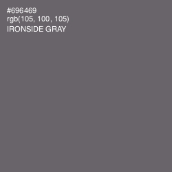 #696469 - Ironside Gray Color Image